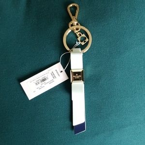 Kate Spade key fob bag charm. NWT.